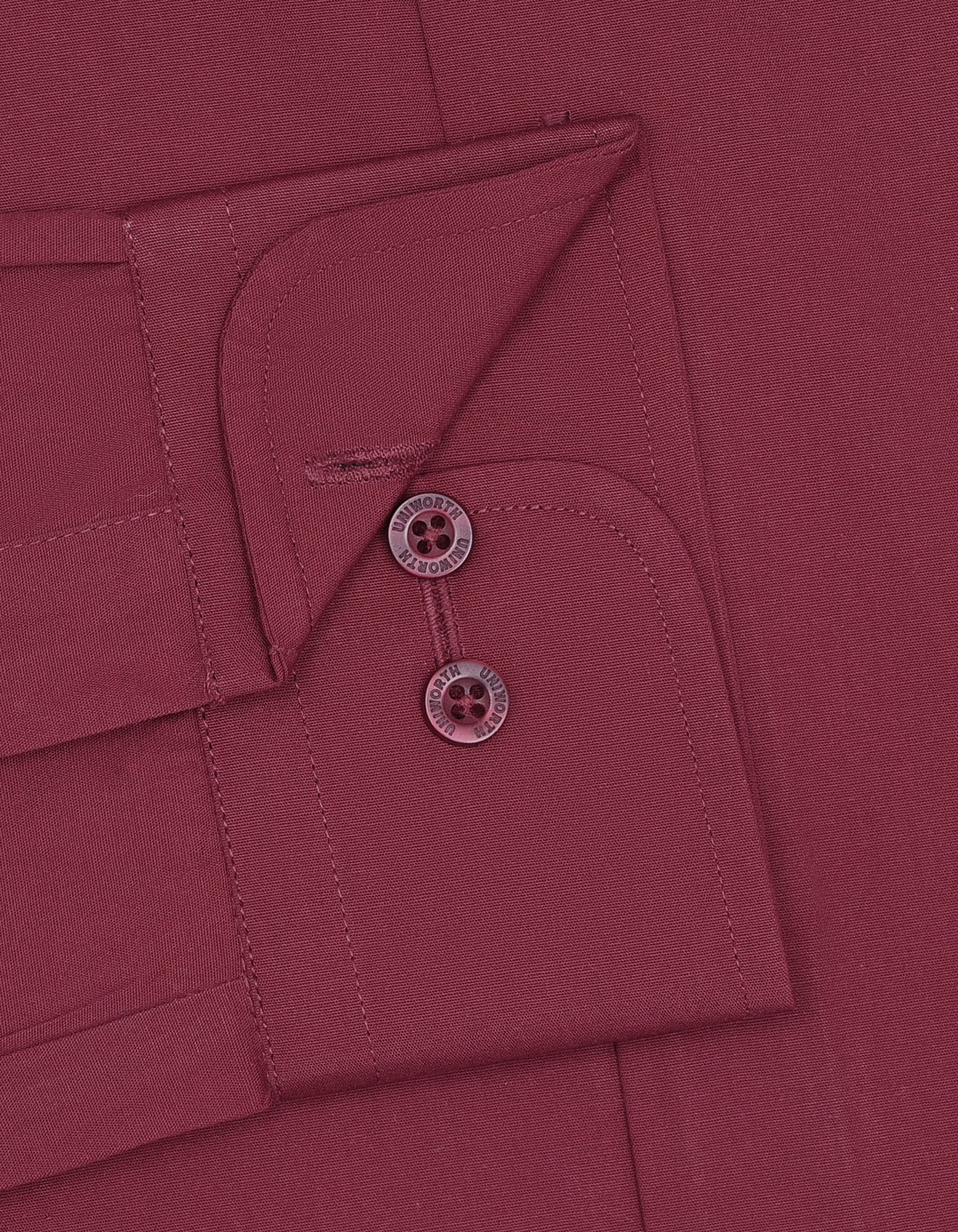 Plain Maroon Classic Fit Shirt FS1612RF-15.5