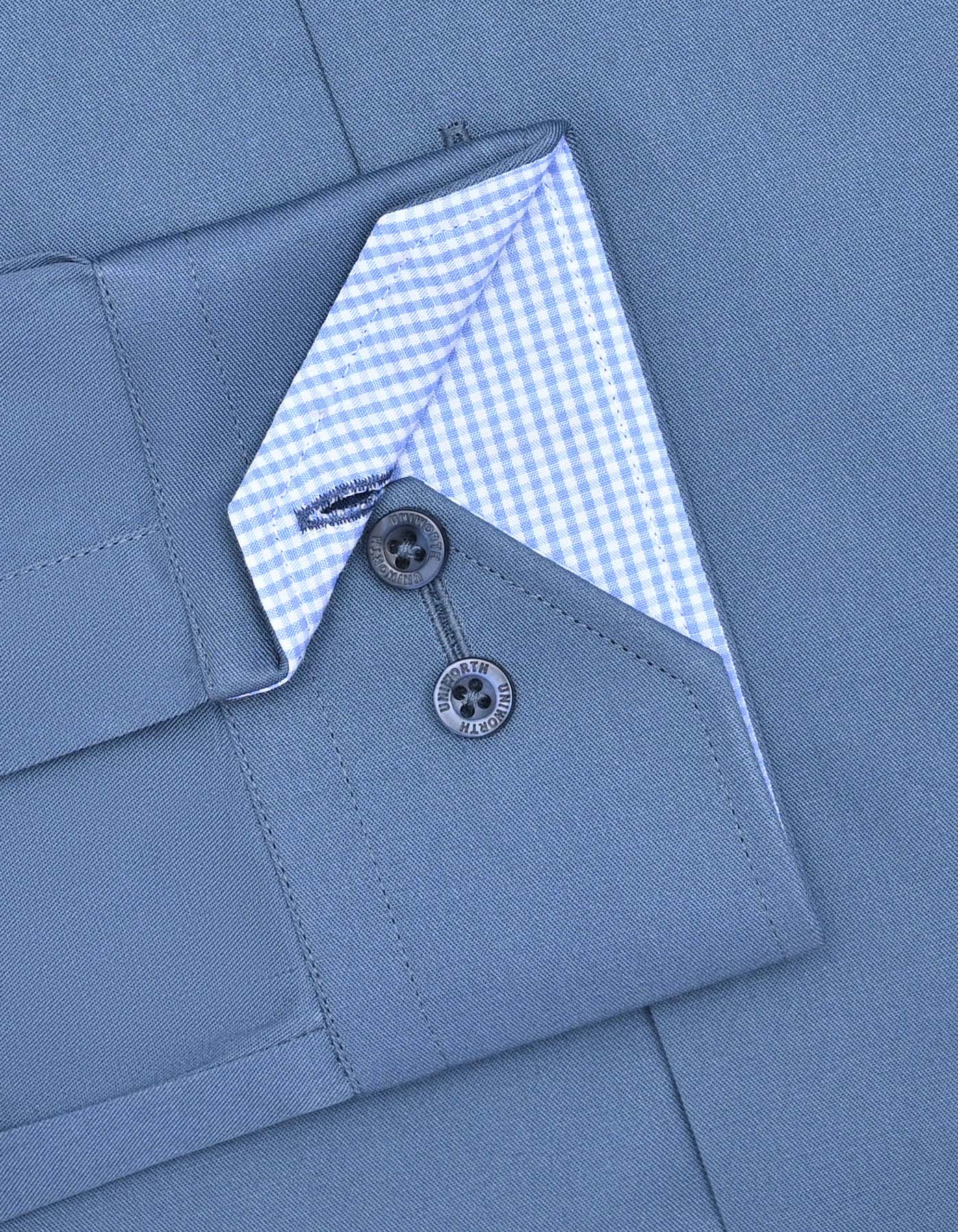 Plain M Blue Tailored Smart Fit Shirt FS1621-1SF-15.5