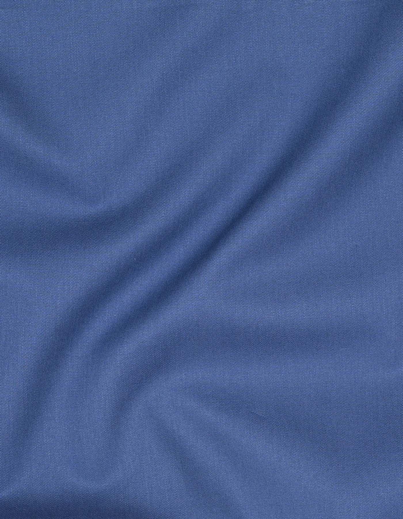 Plain M Blue Classic Fit Shirt FS1621RF-16