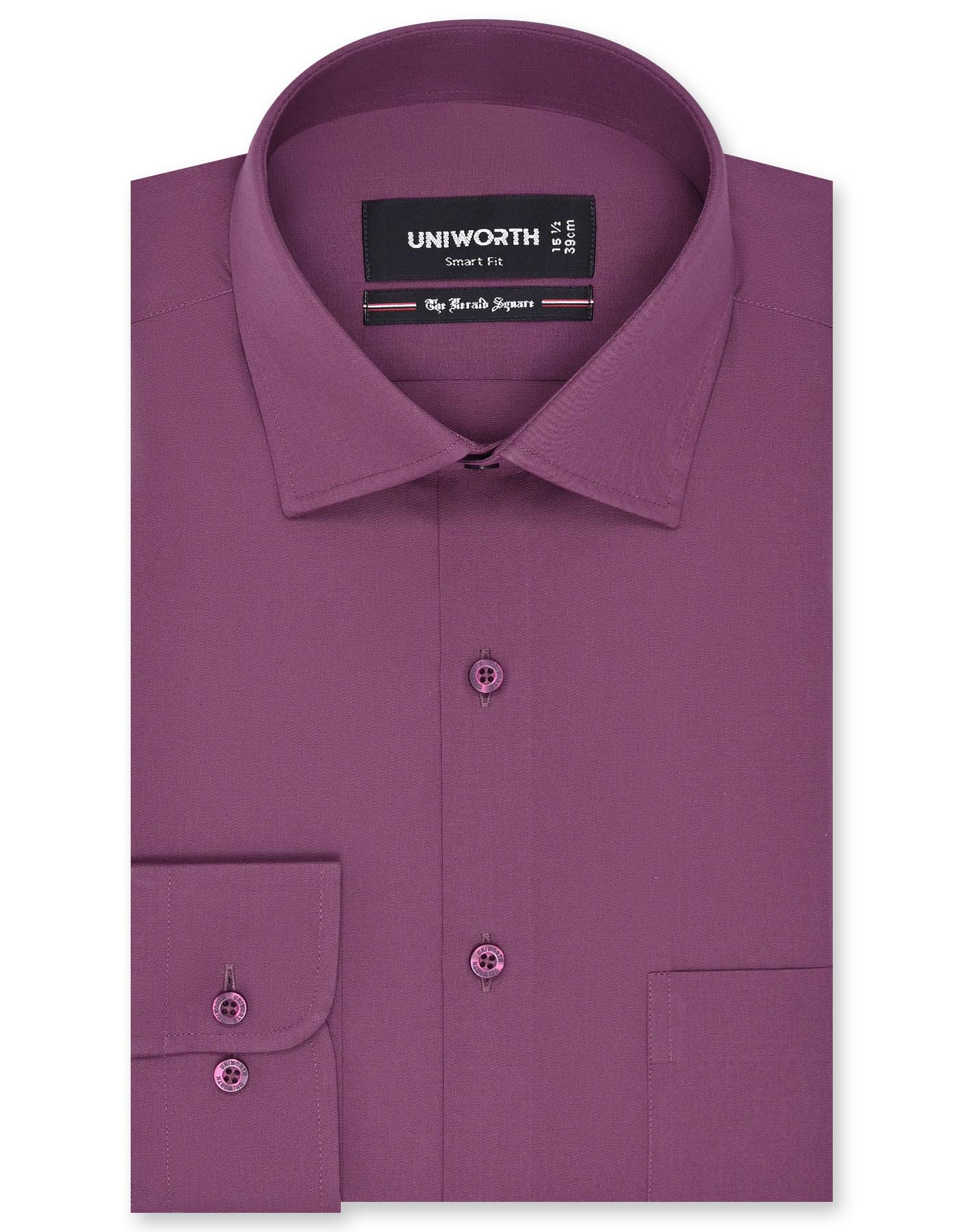 Plain Plum Smart Fit Shirt FS1622SF-14.5