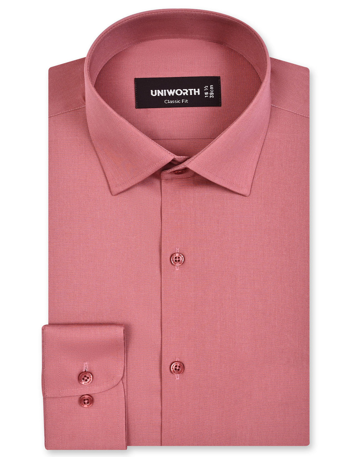 T Pink Plain Classic Fit Shirt