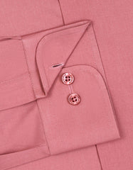Plain T Pink Tailored Smart Fit Shirt FS1634-3SF-15.5