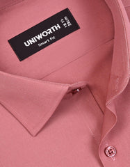 Plain T Pink Tailored Smart Fit Shirt FS1634-3SF-15