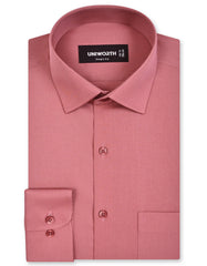Plain T Pink Tailored Smart Fit Shirt FS1634-3SF-14.5