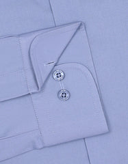 Plain L Grey Classic Fit Shirt FS1636-2RF-15.5