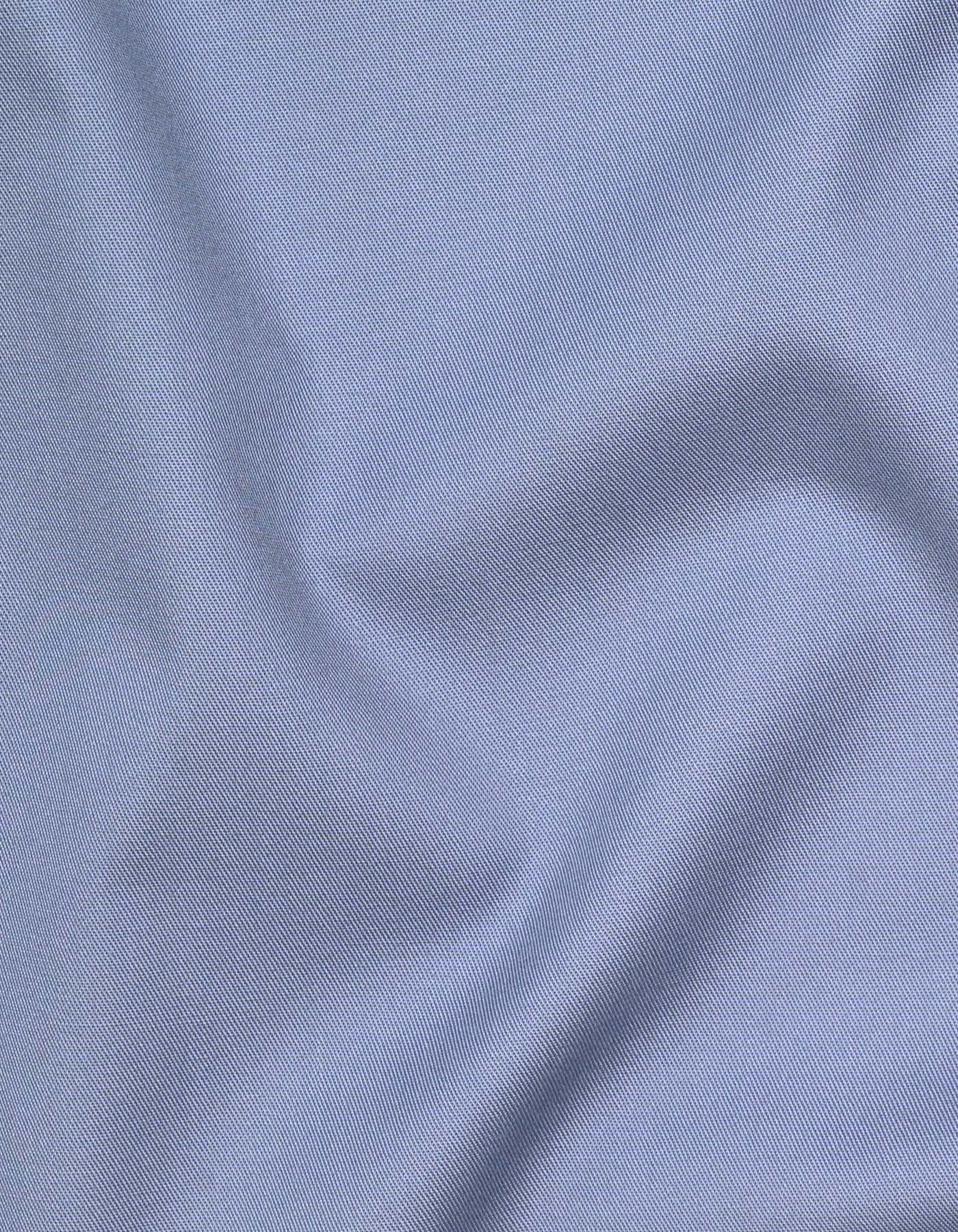 Plain L Grey Tailored Smart Fit Shirt FS1636SF-16