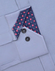 Plain L Grey Tailored Smart Fit Shirt FS1636SF-15.5