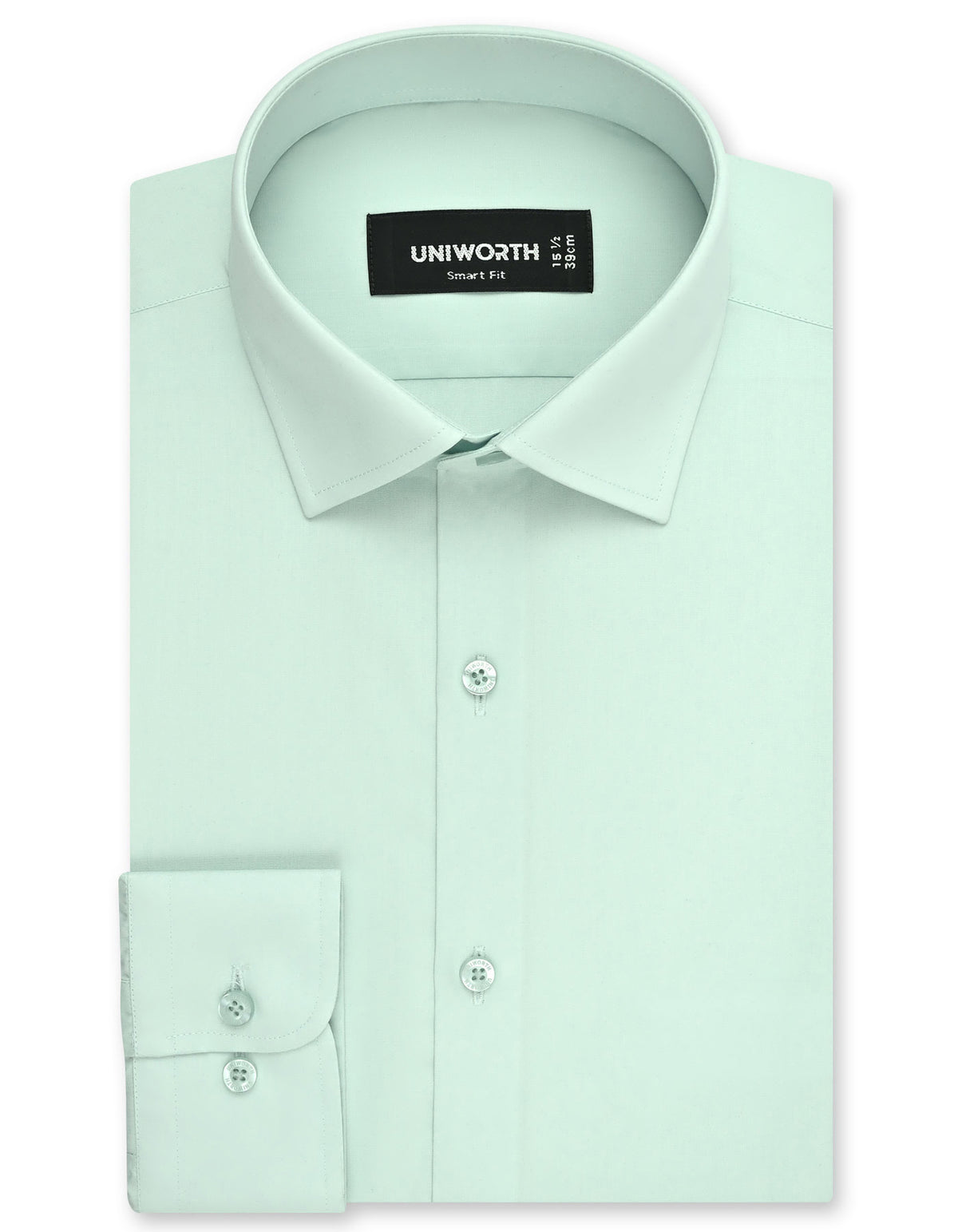 Mint Plain Tailored Smart Fit Shirt