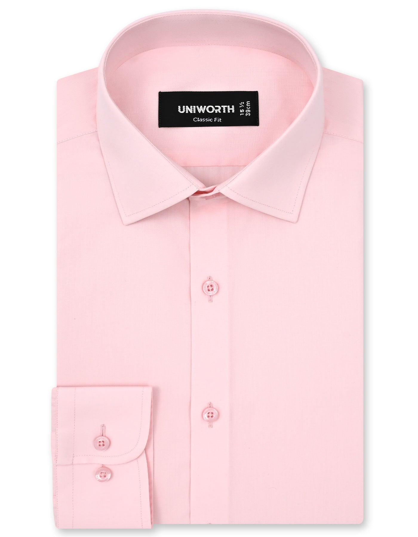 Plain Coral Classic Fit Shirt FS1640-1RF-14.5