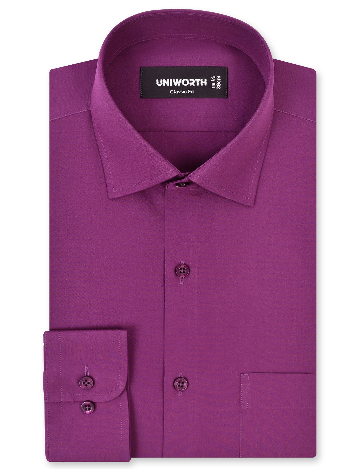 Plain Violet Classic Fit Shirt FS1644-1RF-14.5