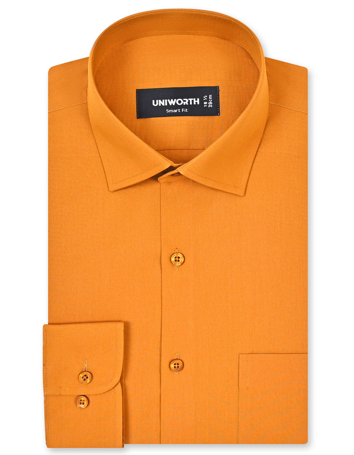 Plain Camel Tailored Smart Fit Shirt FS1645SF-14.5