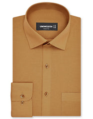 Plain Khaki Tailored Smart Fit Shirt FS1647-1SF-14.5