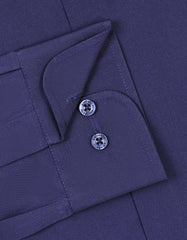Plain Navy Classic Fit Shirt FS1648-1RF-15.5