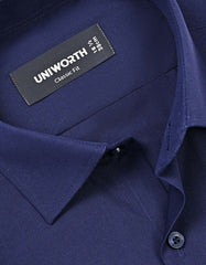 Plain Navy Classic Fit Shirt FS1648-1RF-15