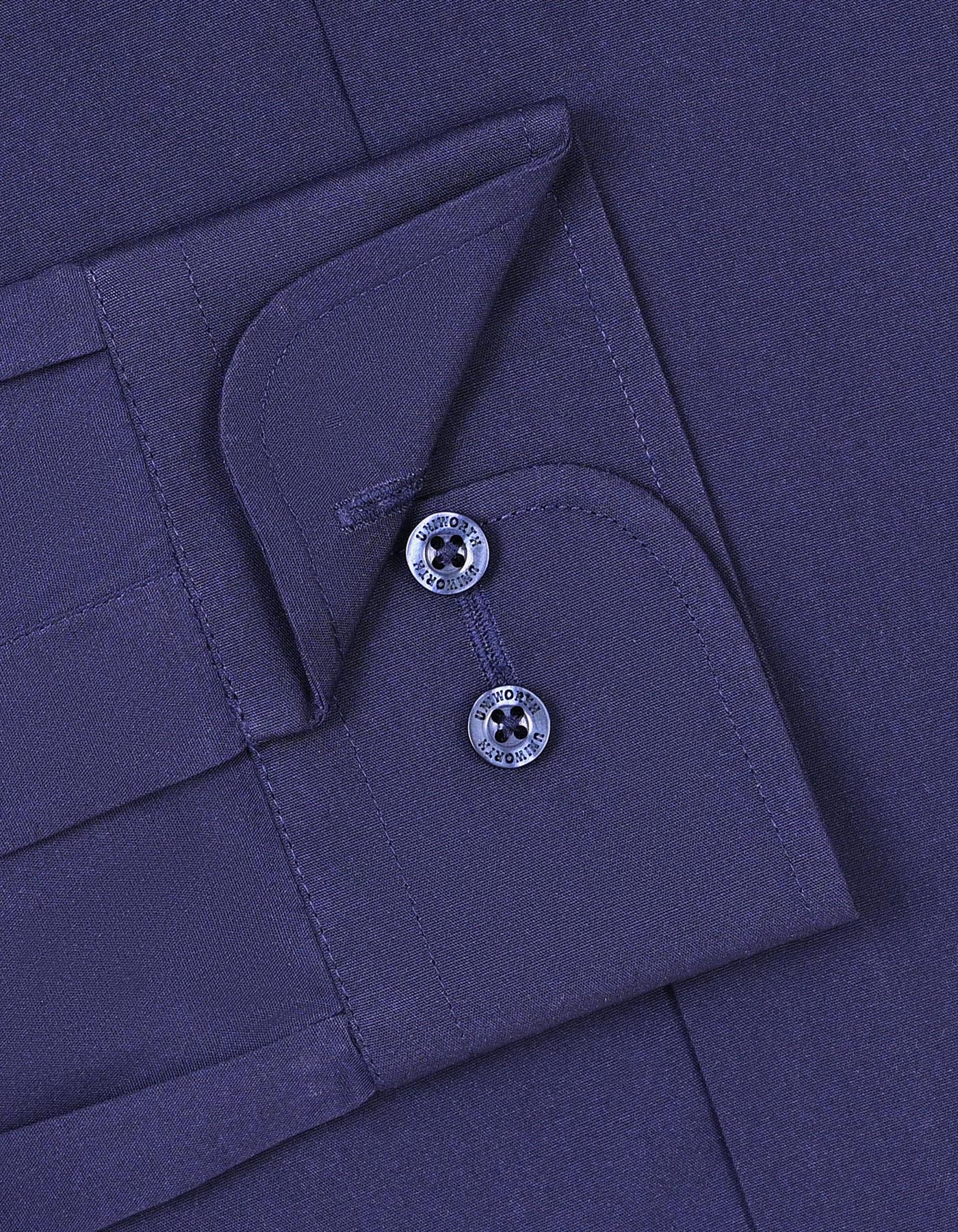 Plain Navy Tailored Smart Fit Shirt FS1648-1SF-15.5