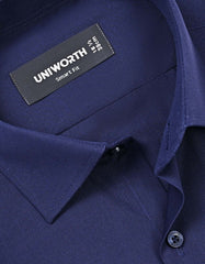 Plain Navy Tailored Smart Fit Shirt FS1648-1SF-15