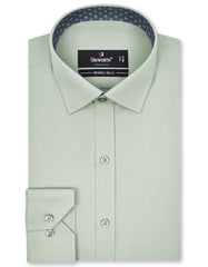 Plain Olive Classic Fit Shirt FS1650-1RF-14.5