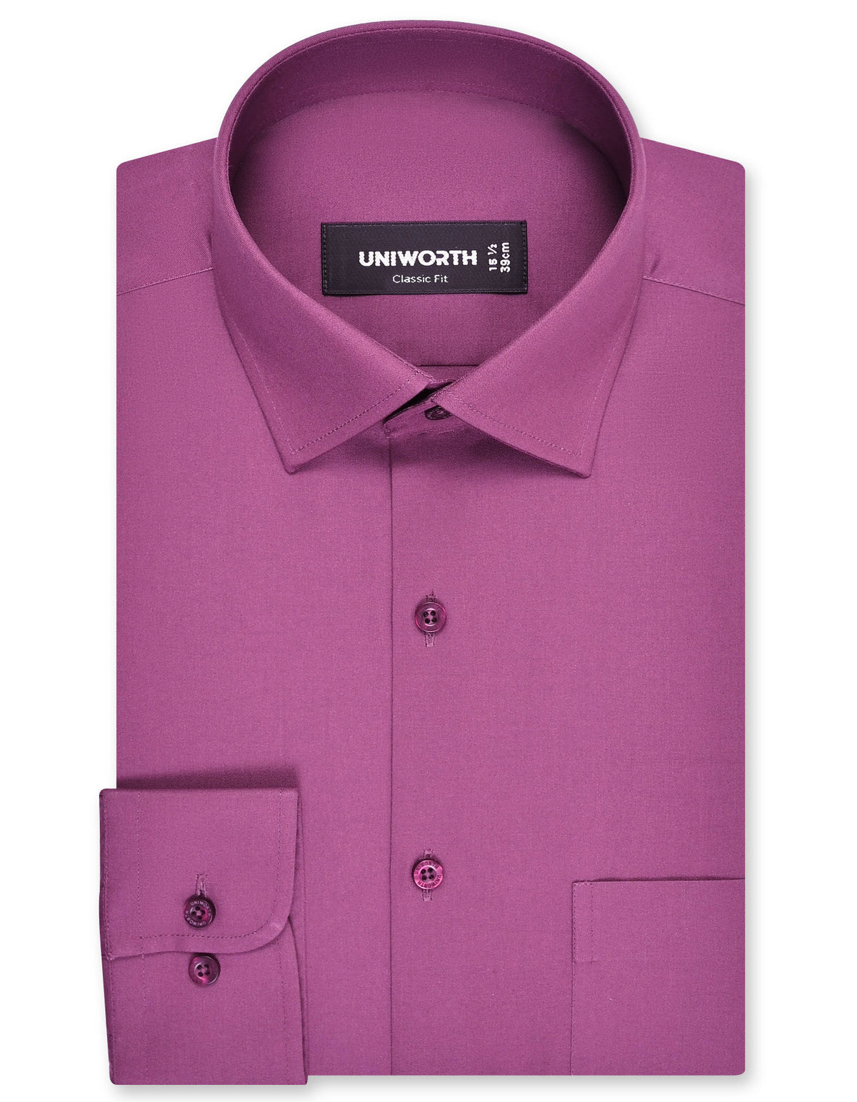 Plain Plum Classic Fit Shirt FS1651RF-14.5