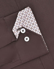 Plain Chocolate Tailored Smart Fit Shirt FS1652-1SF-15.5