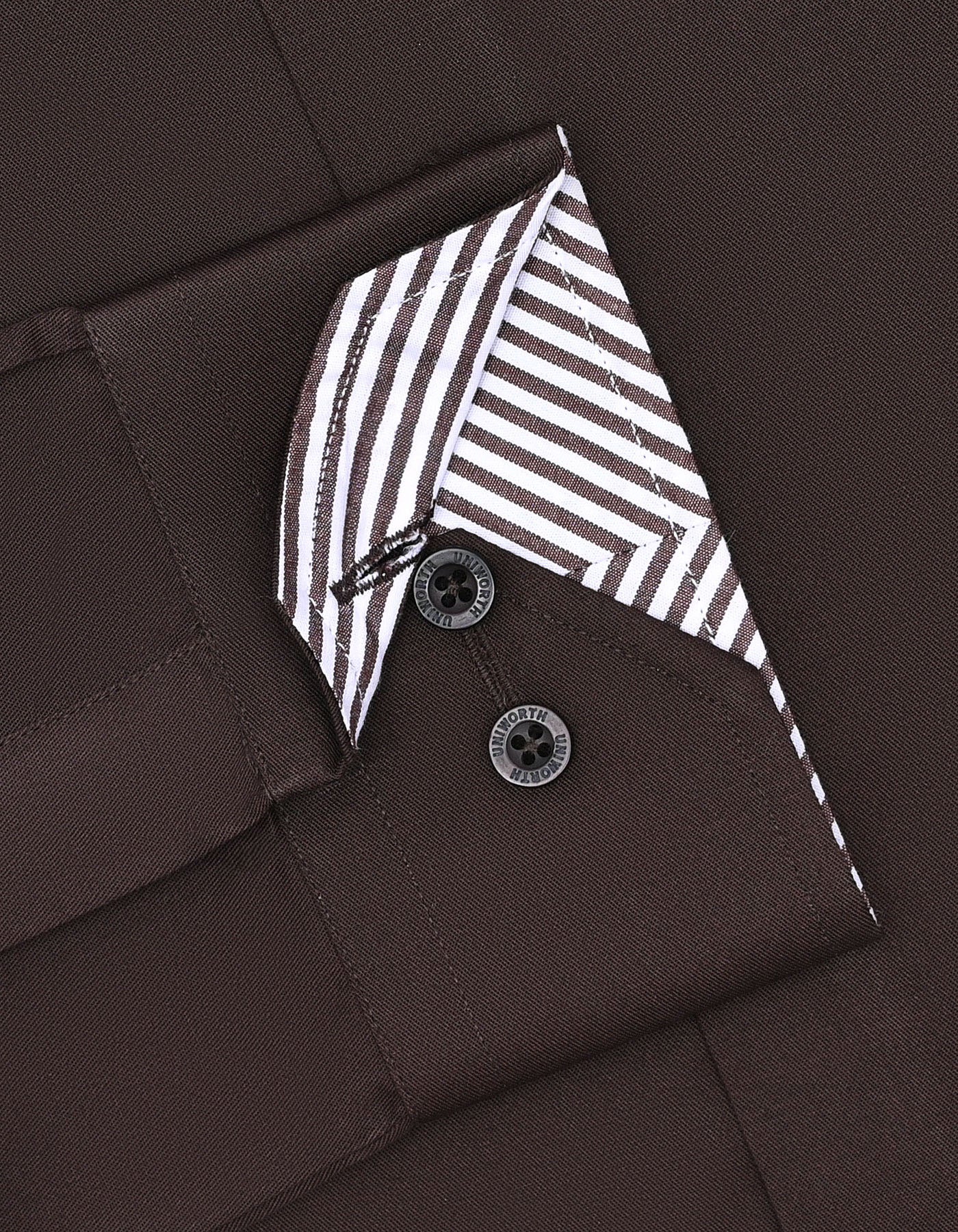 Plain Chocolate Tailored Smart Fit Shirt FS1652-2SF-15.5