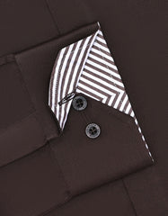 Plain Chocolate Tailored Smart Fit Shirt FS1652-2SF-15.5