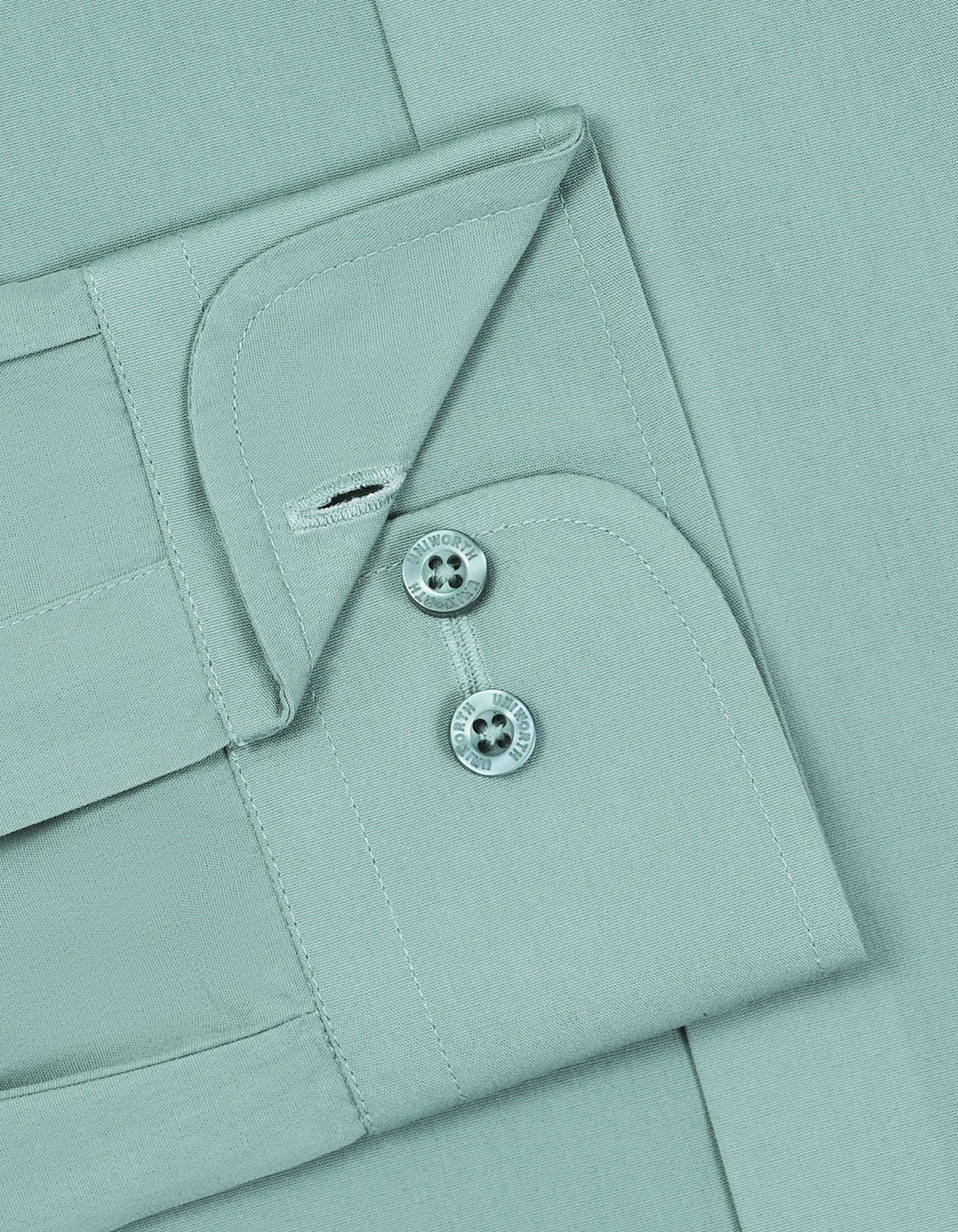 Plain Apple Green Classic Fit Shirt FS1662RF-15.5