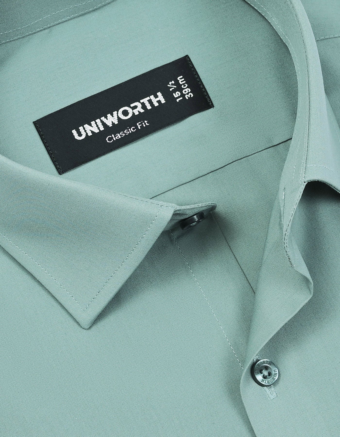 Plain Apple Green Classic Fit Shirt FS1662RF-15