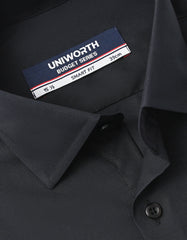 Plain Black Tailored Smart Fit Shirt FS1682-2SF-15