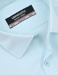 Aqua Plain Tailored Smart Fit Shirt