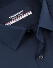 Plain Navy Classic Fit Shirt FS1703RF-15