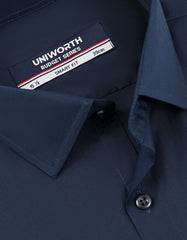 Plain Navy Tailored Smart Fit Shirt FS1703SF-15