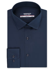 Plain Navy Tailored Smart Fit Shirt FS1703SF-14.5