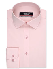 Plain L Pink Tailored Smart Fit Shirt FS1704SF-14.5