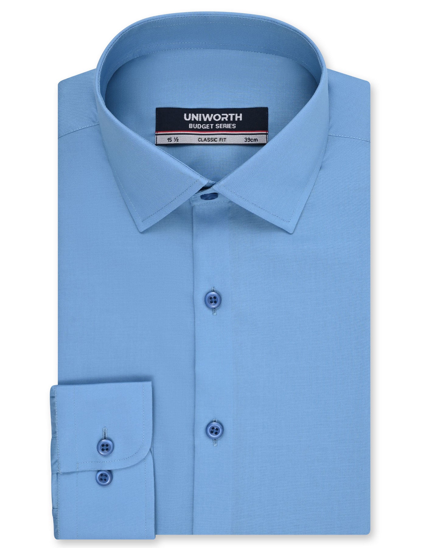 Plain Blue Classic Fit Shirt FS1712RF-14.5