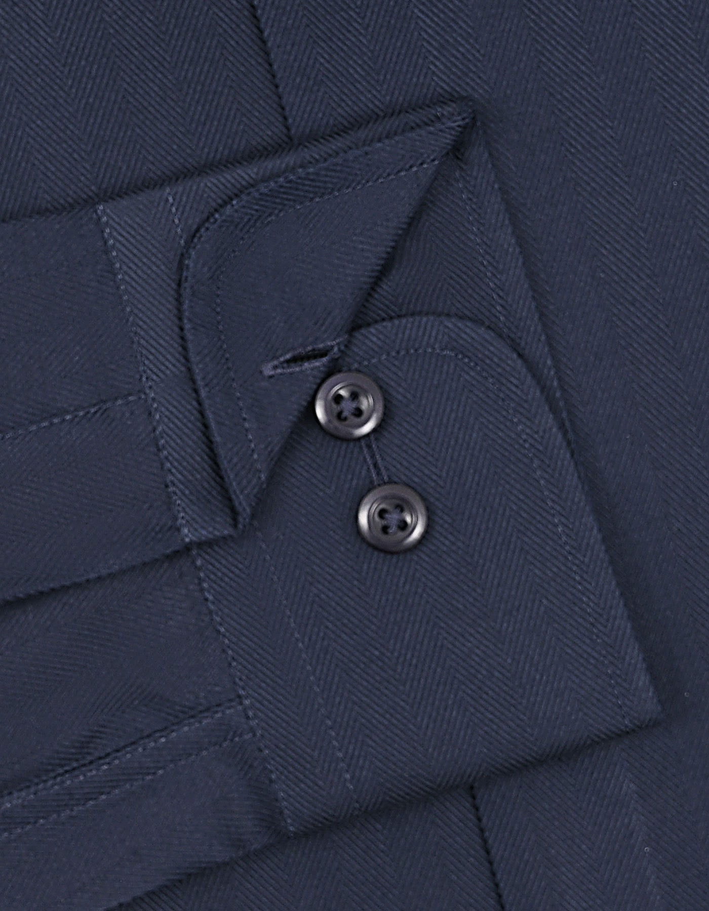 Plain Navy Tailored Smart Fit Shirt FS1731SF-15.5