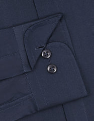 Plain Navy Tailored Smart Fit Shirt FS1731SF-15.5