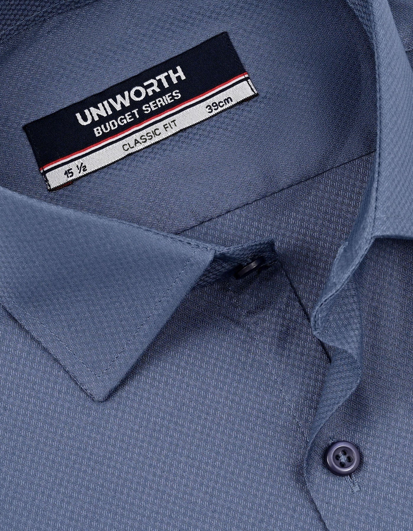 Plain M Blue Classic Fit Shirt FS1732RF-15