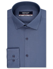Plain M Blue Tailored Smart Fit Shirt FS1732SF-14.5