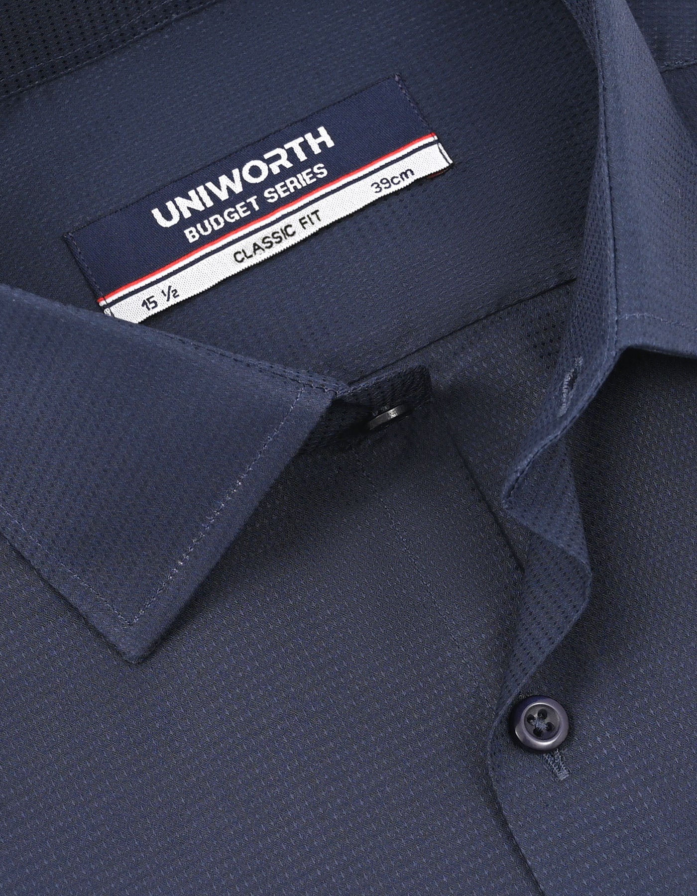 Self Navy Classic Fit Shirt FS1733-1RF-15