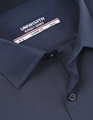 Self Navy Classic Fit Shirt FS1733-1RF-15