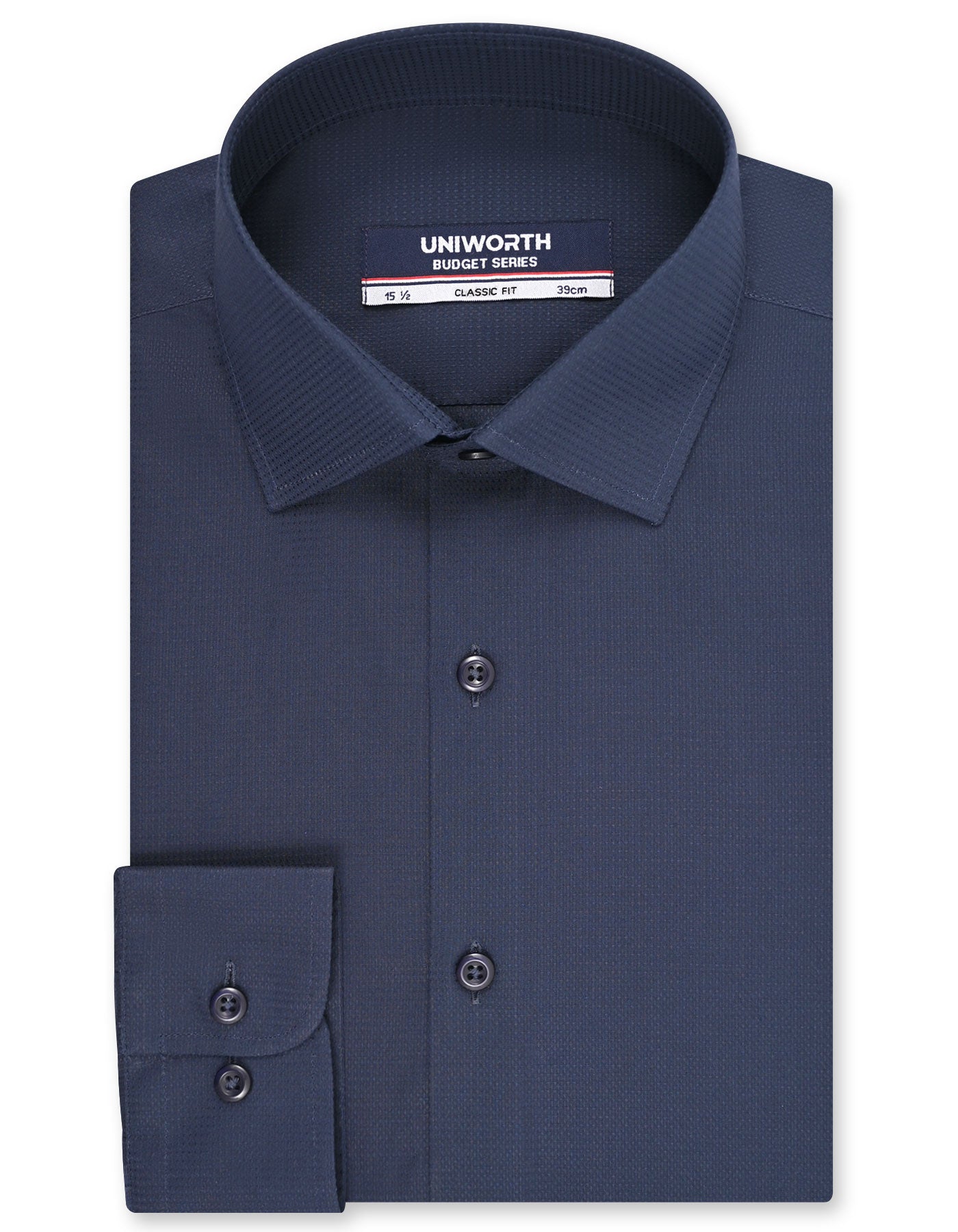 Self Navy Classic Fit Shirt FS1733-1RF-14.5