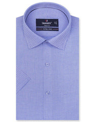 Self Blue Tailored Smart Fit Shirt FS20253SH-14.5