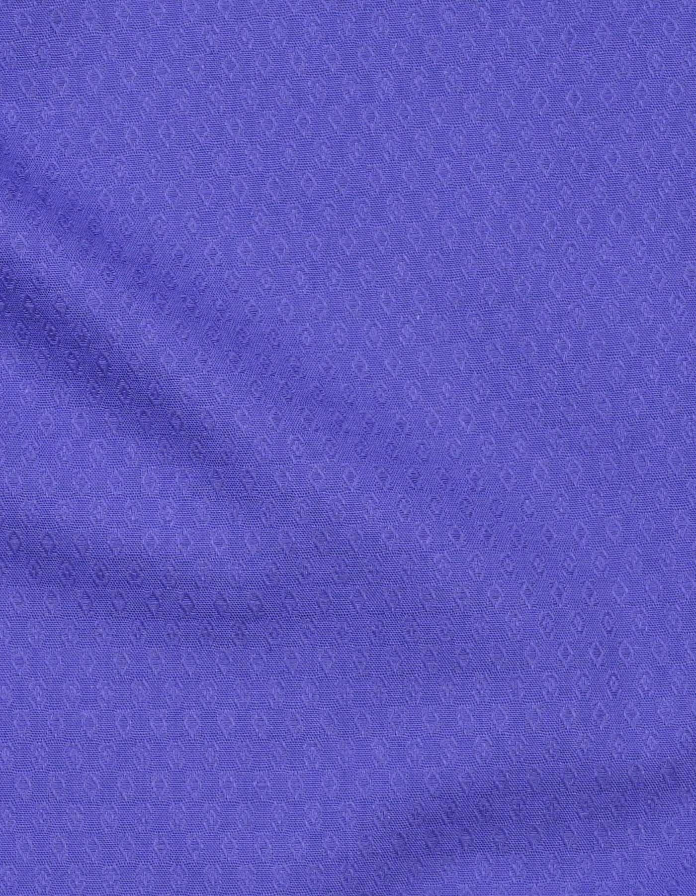 Self Royal Blue Classic Fit Shirt FS20324RF-17