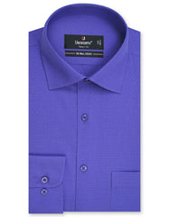 Self Royal Blue Tailored Smart Fit Shirt FS20324SF-14.5