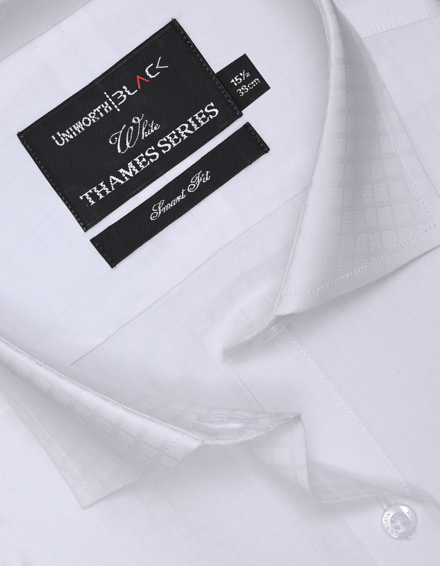 Self White Tailored Smart Fit Shirt FS20350-1SF-15