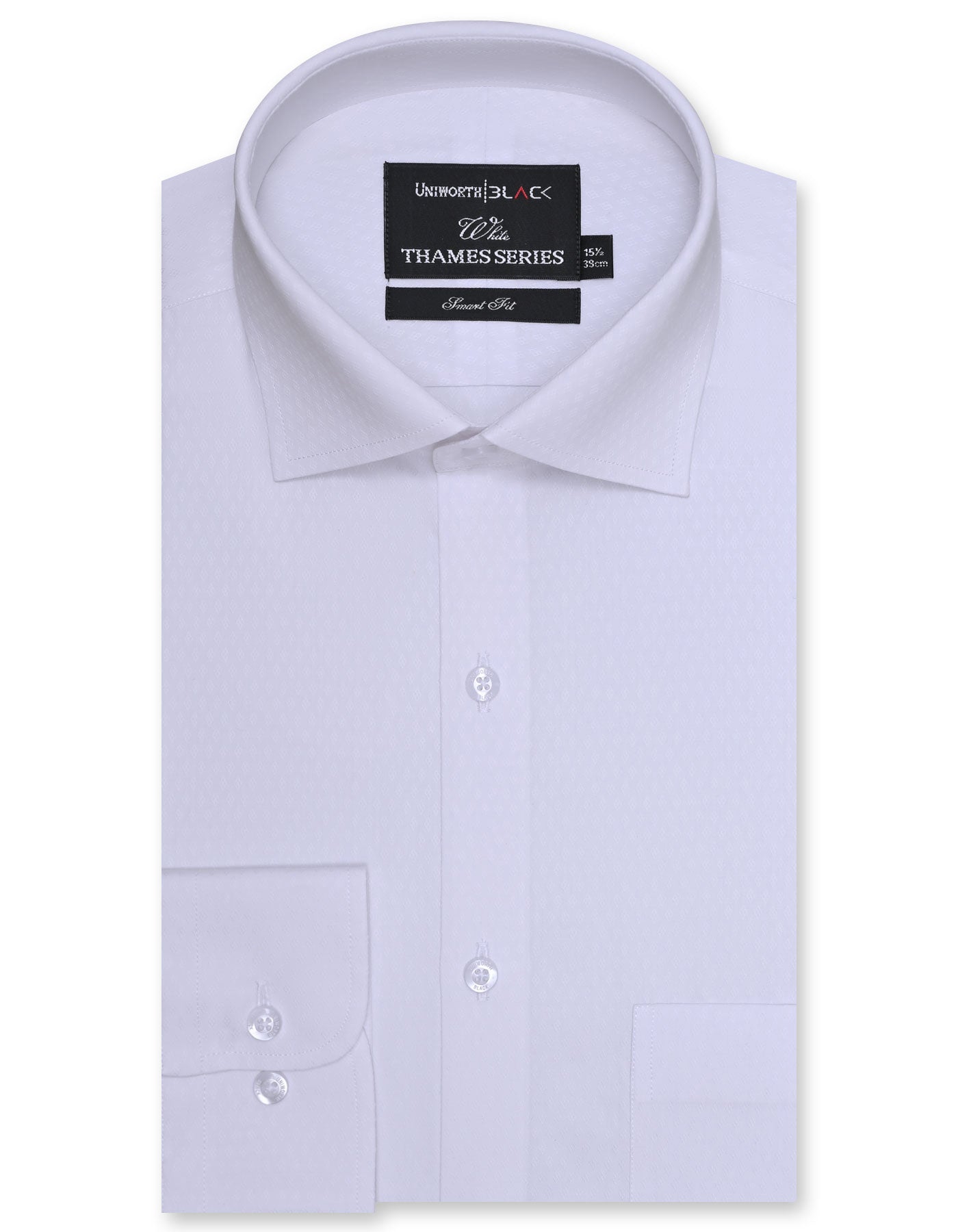 Self White Tailored Smart Fit Shirt FS20351SF-14.5