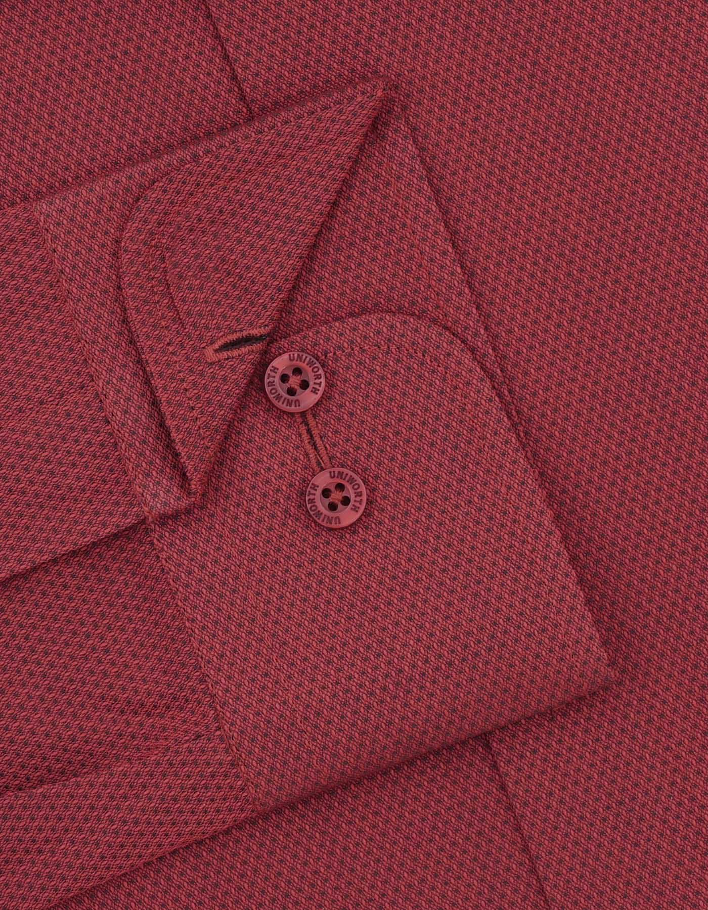 Self Red Tailored Smart Fit Shirt FS20357SF-15.5