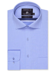 Self Blue Classic Fit Shirt FS20383RF-14.5
