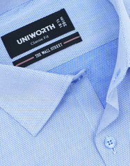 Self Navy Classic Fit Shirt FS20398RF-15