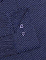 Self Navy Tailored Smart Fit Shirt FS20406SF-15.5